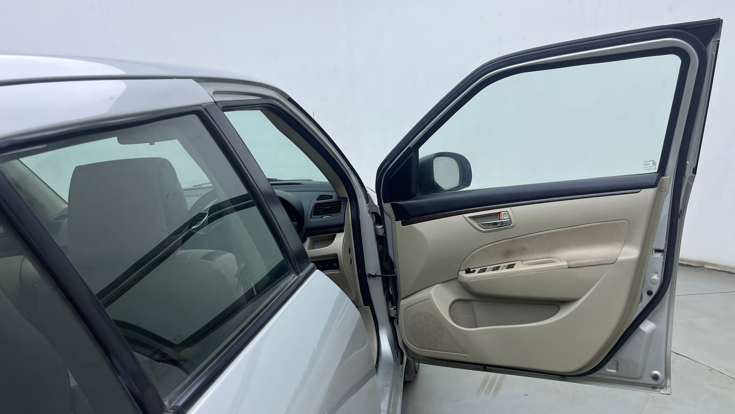 Used 2015 Maruti Suzuki Swift Dzire VXI Petrol Manual interior RIGHT FRONT DOOR OPEN VIEW