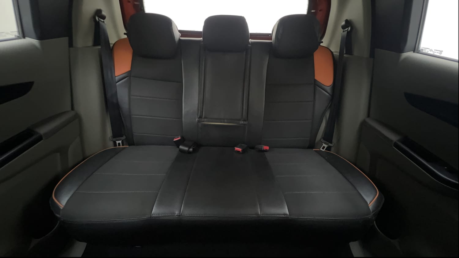 Used 2016 Mahindra KUV100 K6+ 6 STR Petrol Manual interior REAR SEAT CONDITION VIEW