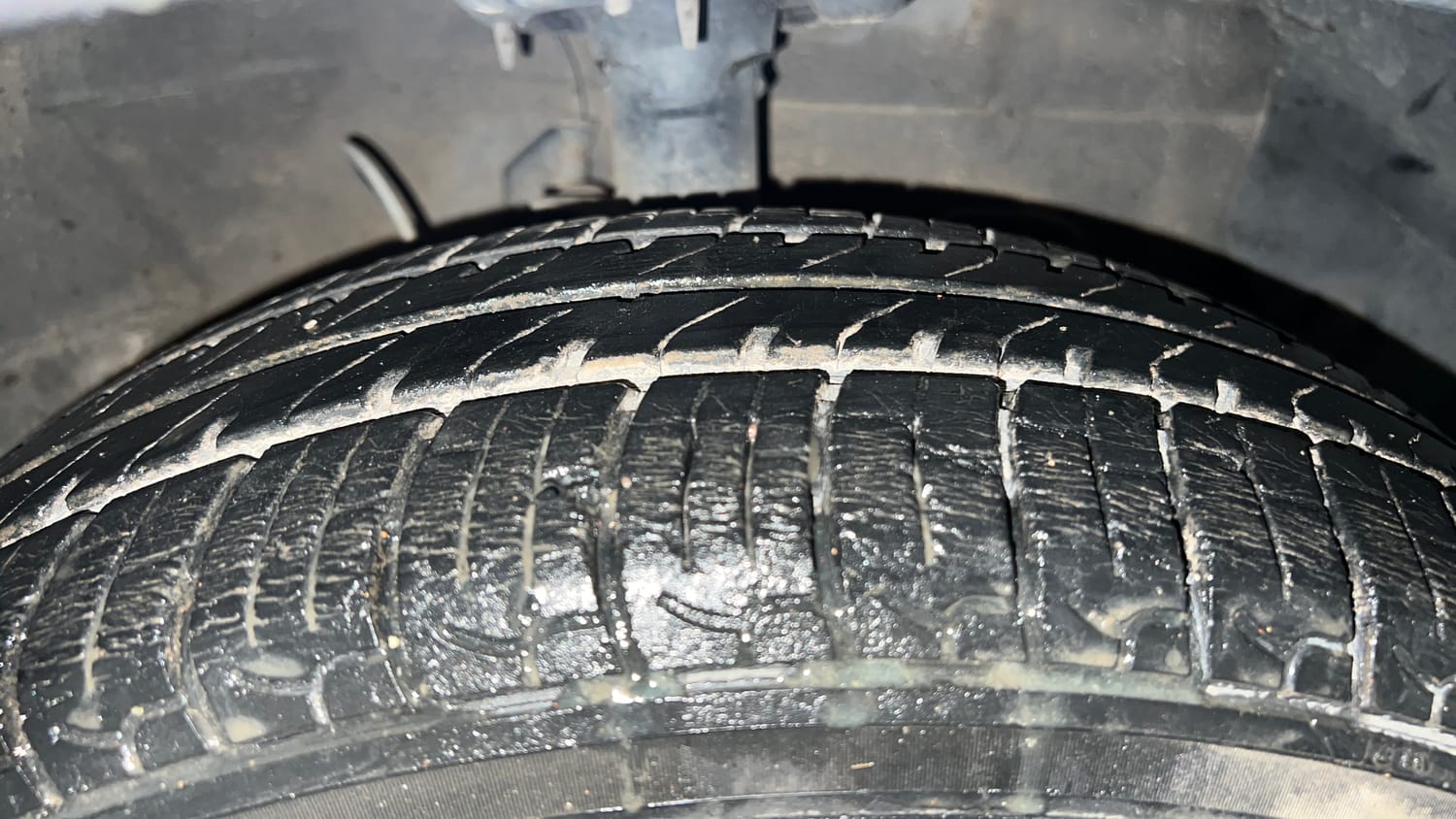 Used 2020 Hyundai Santro Sportz Petrol Manual tyres RIGHT FRONT TYRE TREAD VIEW