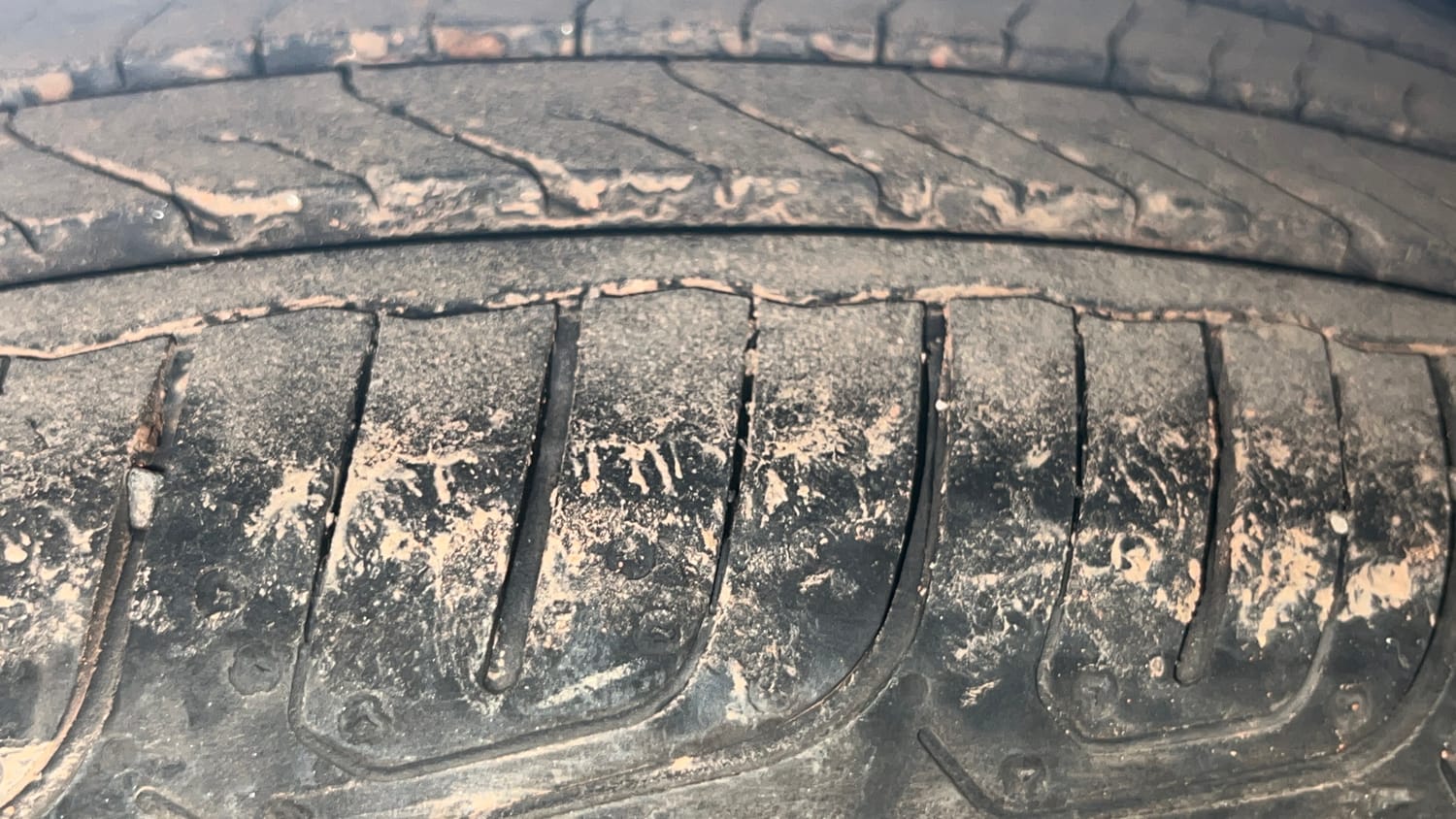 Used 2022 Skoda Octavia L&K 2.0 Petrol Automatic tyres RIGHT REAR TYRE TREAD VIEW