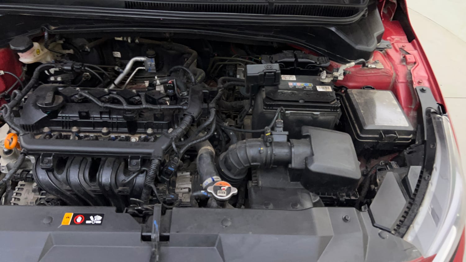 Used 2024 Hyundai New i20 Asta (O) 1.2 IVT Petrol Automatic engine ENGINE LEFT SIDE VIEW