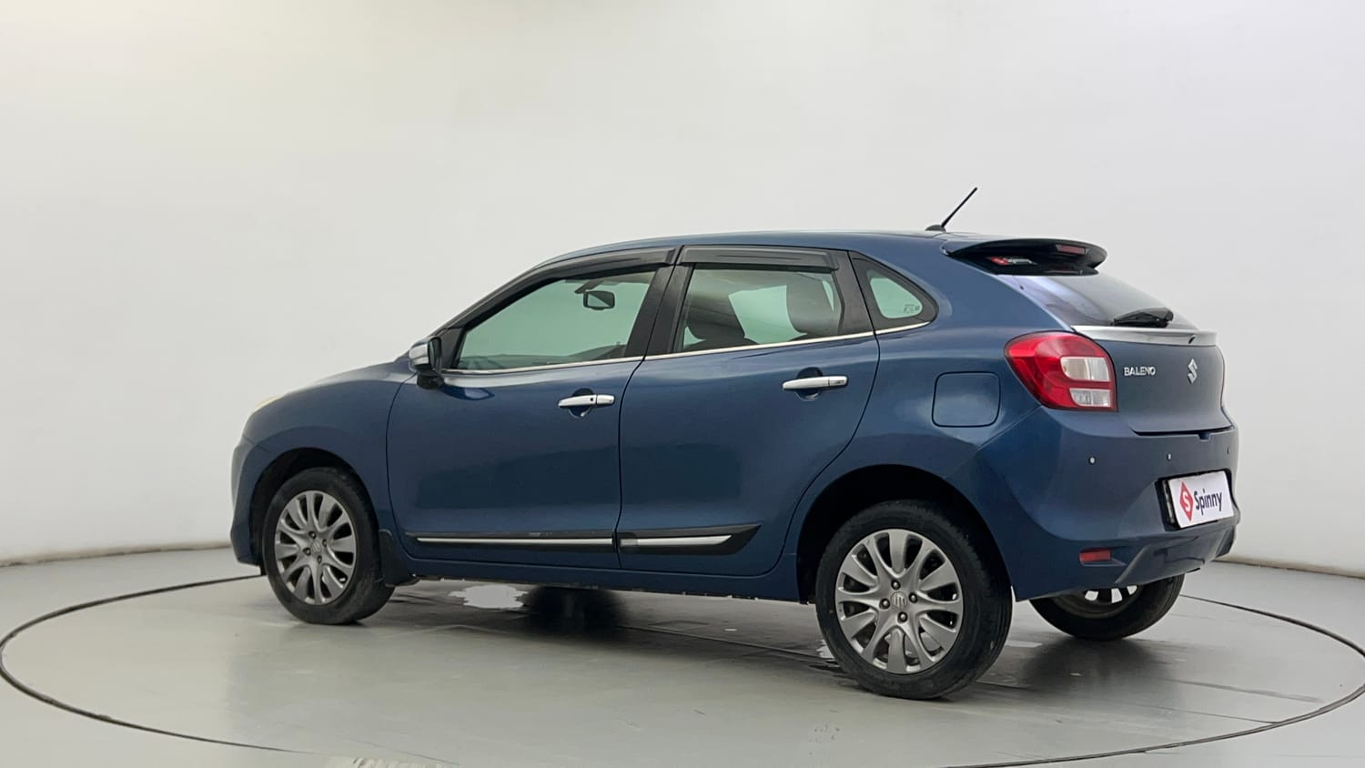 Used 2017 Maruti Suzuki Baleno Alpha 1.2 AT Petrol Automatic exterior LEFT REAR CORNER VIEW
