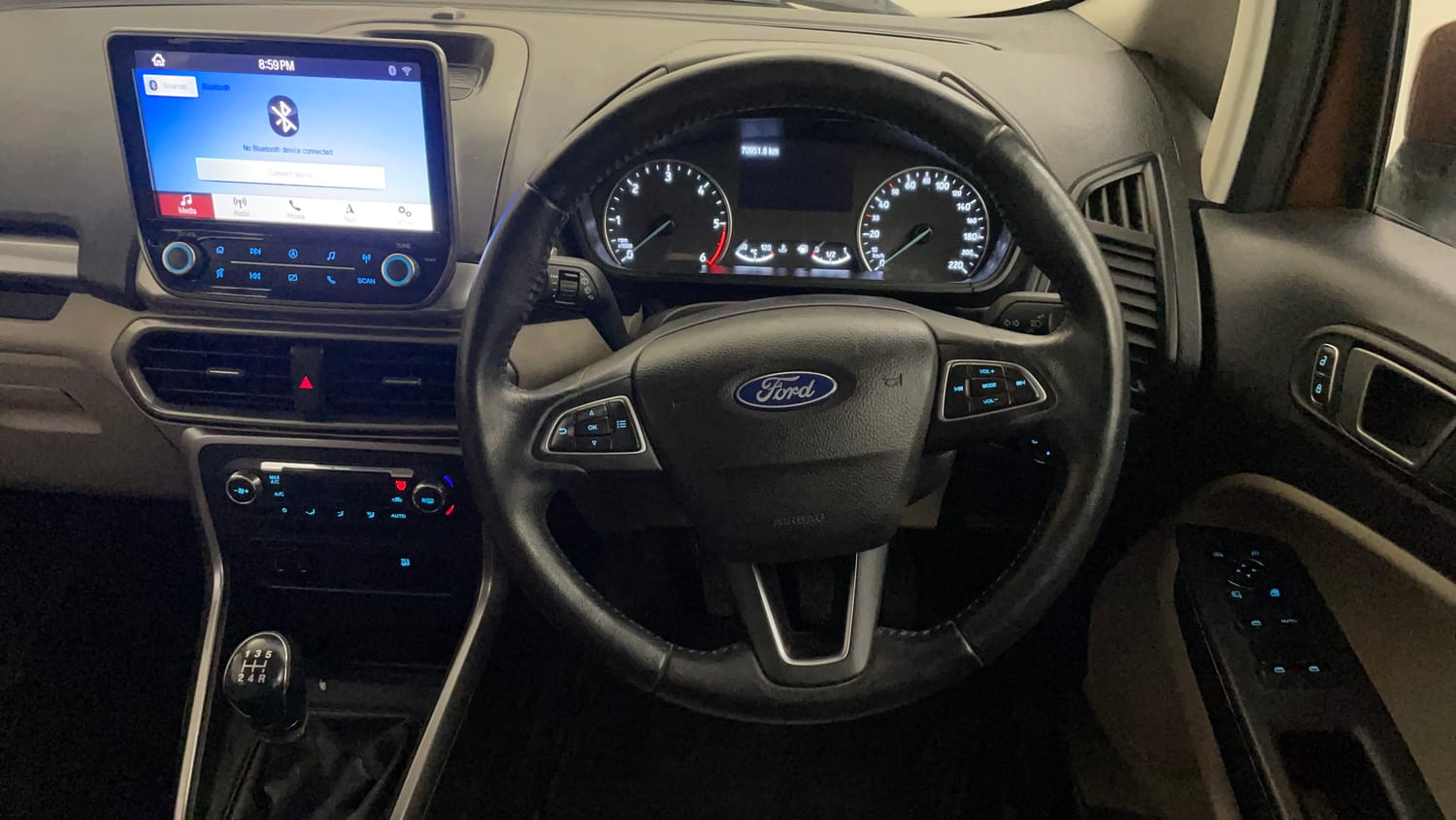 Used 2021 Ford EcoSport Titanium 1.5L TDCi Diesel Manual interior STEERING VIEW