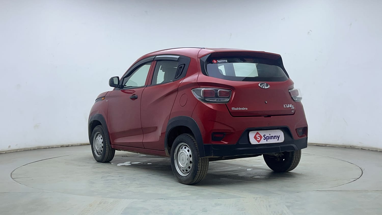 Used 2018 Mahindra KUV100 NXT K2 6 STR Petrol Manual exterior LEFT REAR CORNER VIEW