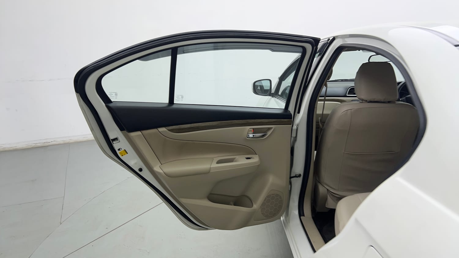 Used 2024 Maruti Suzuki Ciaz Sigma 1.5 Petrol Manual interior LEFT REAR DOOR OPEN VIEW