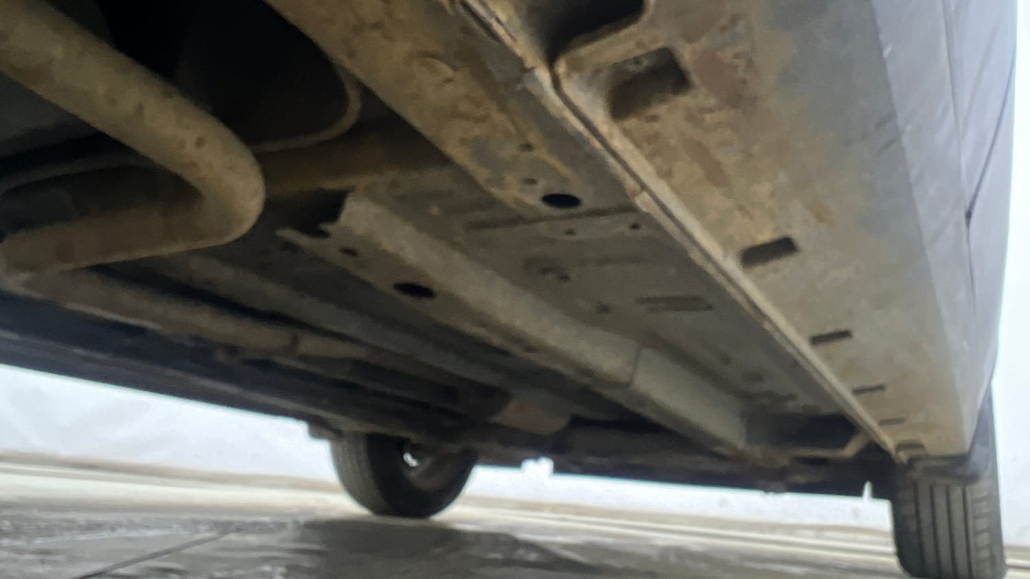 Used 2022 Tata Punch Creative Dual Tone AMT Petrol Automatic extra REAR RIGHT UNDERBODY VIEW