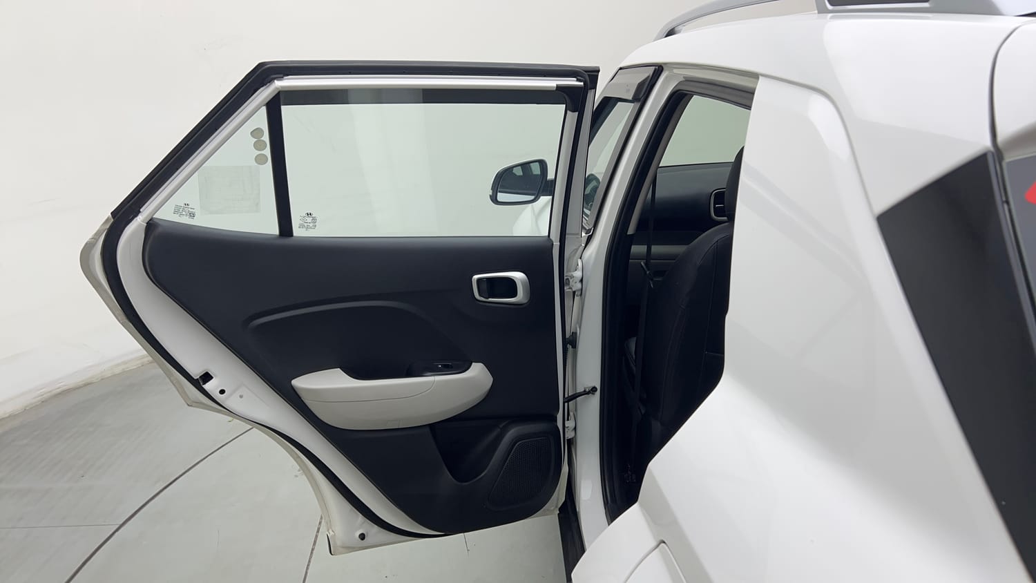 Used 2023 Hyundai Venue S (O) 1.2 Petrol Petrol Manual interior LEFT REAR DOOR OPEN VIEW
