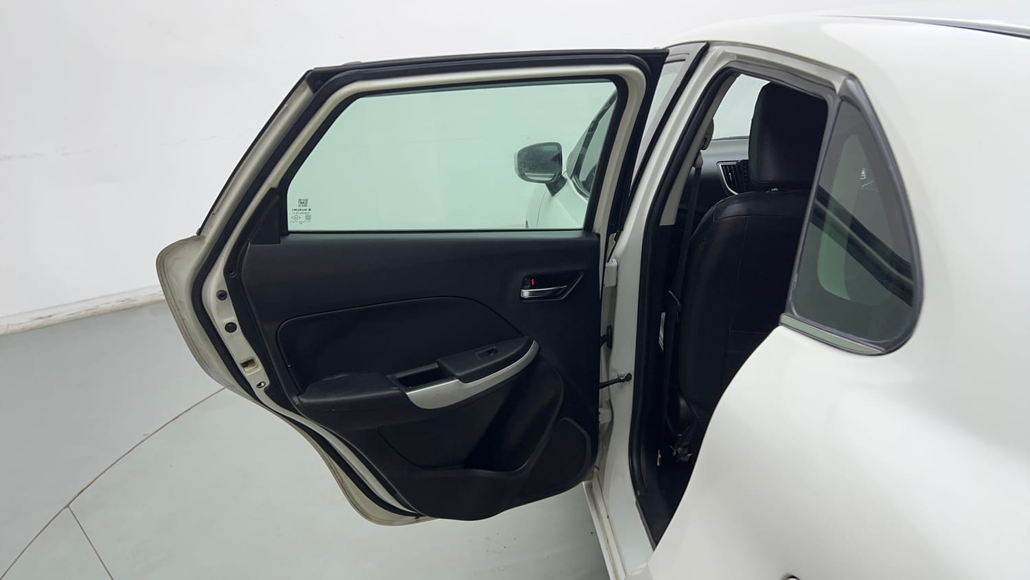 Used 2016 Maruti Suzuki Baleno Zeta 1.2 AT Petrol Automatic interior LEFT REAR DOOR OPEN VIEW