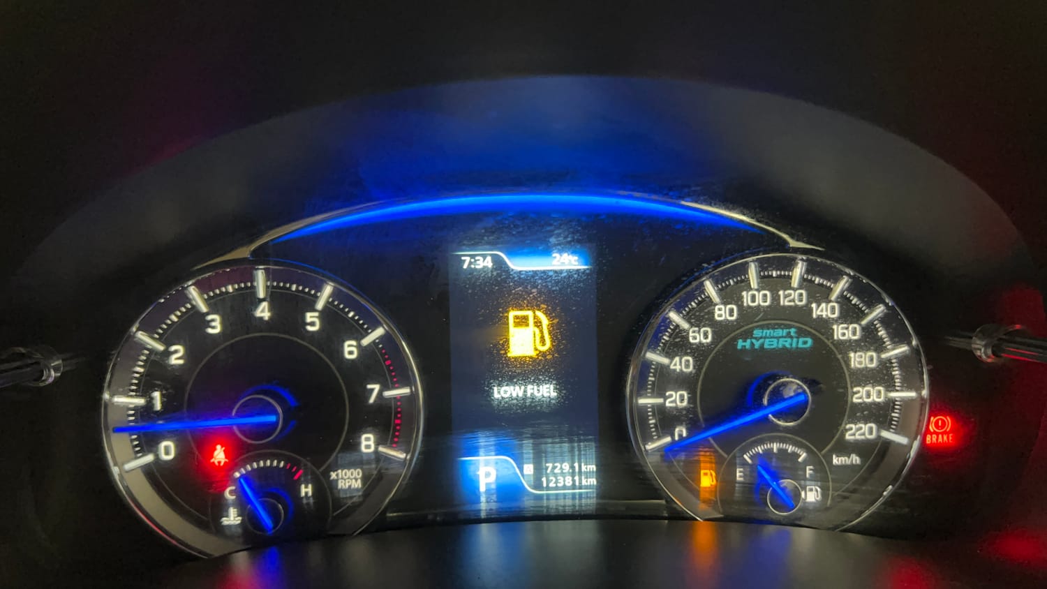 Used 2025 Maruti Suzuki Ciaz Alpha 1.5 AT Petrol Automatic interior CLUSTERMETER VIEW
