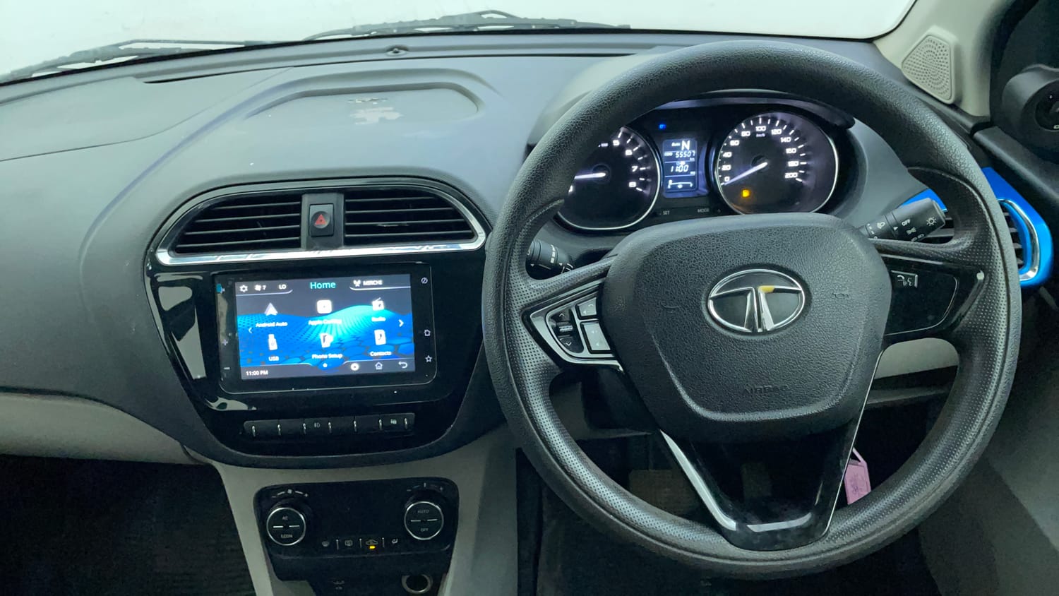 Used 2019 Tata Tiago Revotron XZA Plus Petrol Automatic interior STEERING VIEW