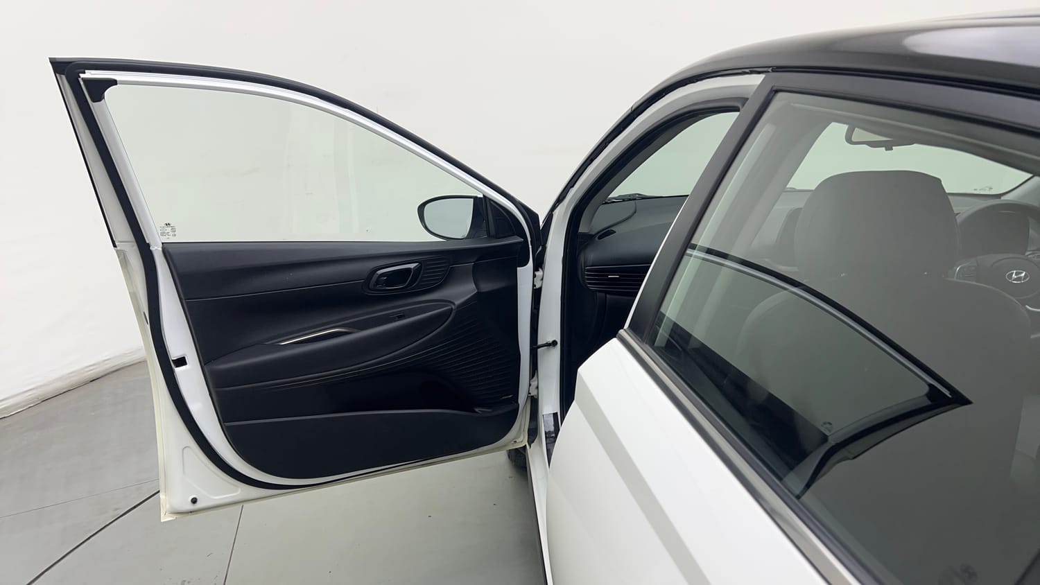 Used 2020 Hyundai New i20 Asta (O) 1.0 Turbo DCT Petrol Automatic interior LEFT FRONT DOOR OPEN VIEW