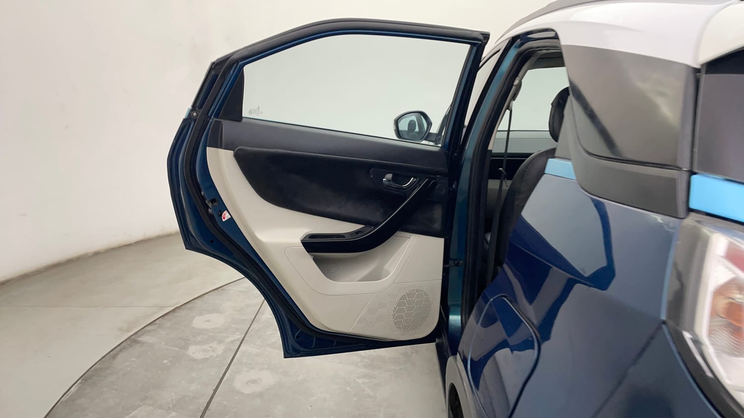 Used 2021 Tata Nexon EV XZ Plus Electric Automatic interior LEFT REAR DOOR OPEN VIEW