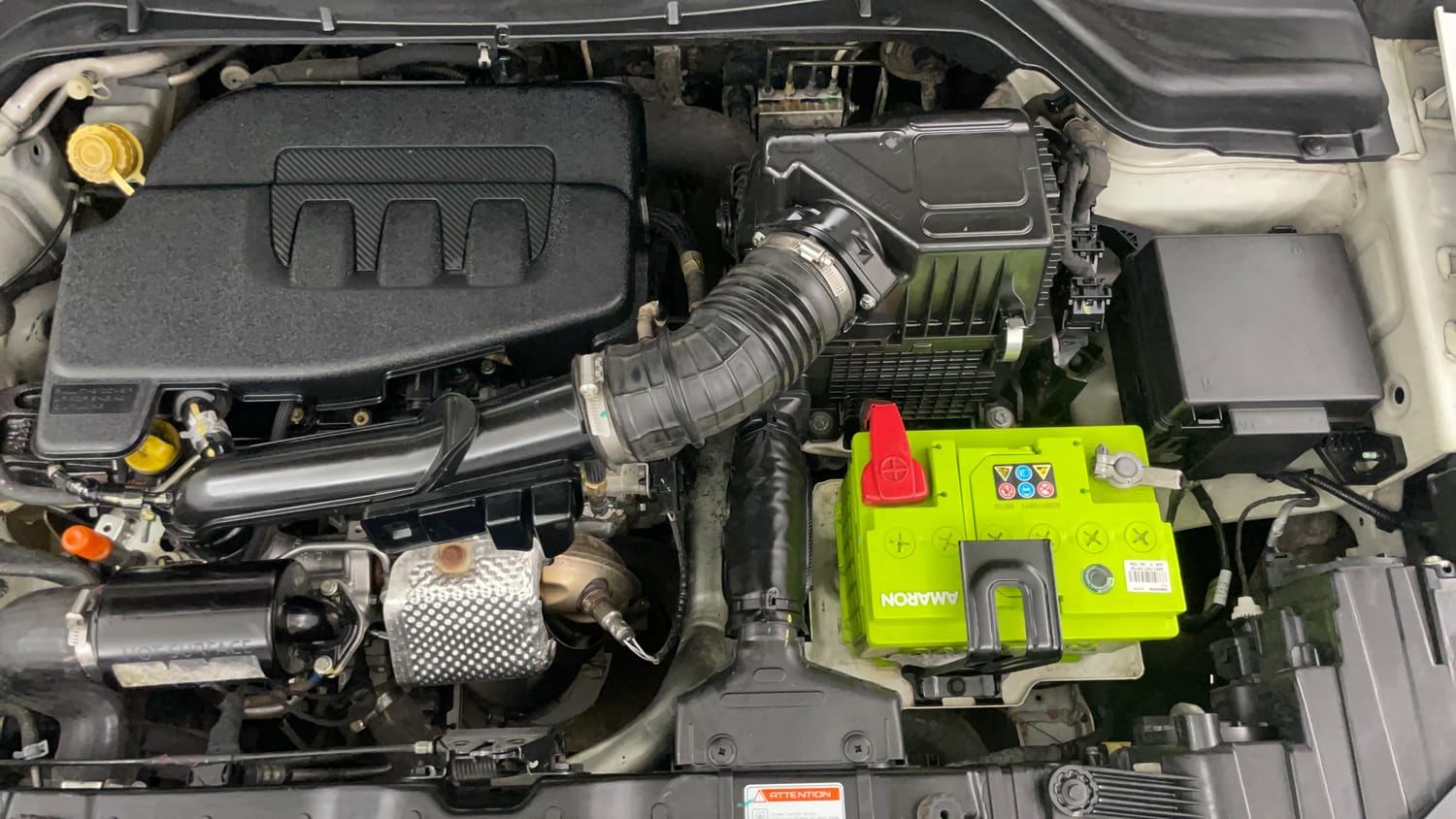 Used 2022 Mahindra XUV 300 W8 (O) 1.2 Petrol Petrol Manual engine ENGINE LEFT SIDE VIEW