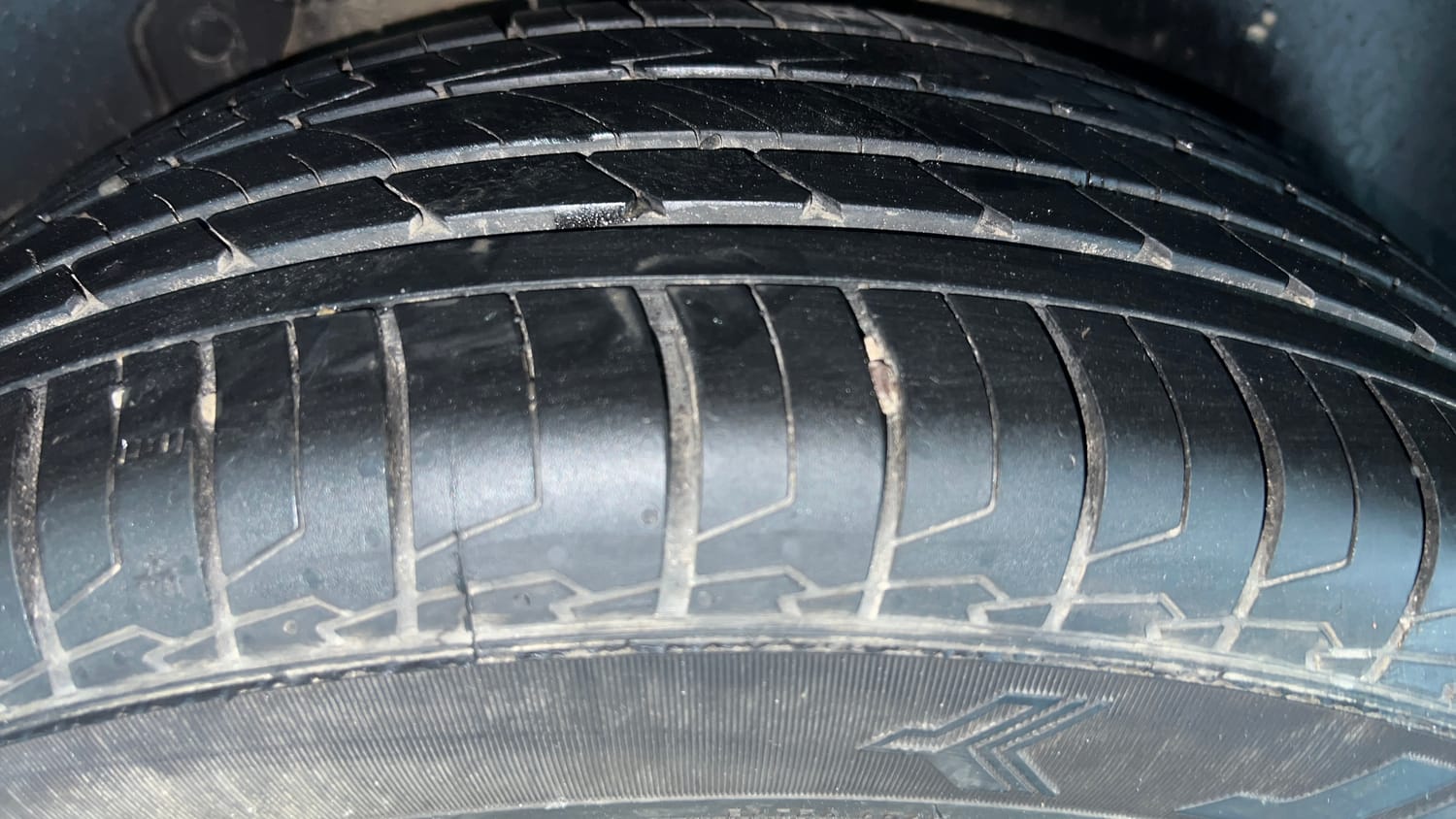 Used 2023 kia Seltos HTX 1.5 Petrol IVT Petrol Automatic tyres RIGHT REAR TYRE TREAD VIEW