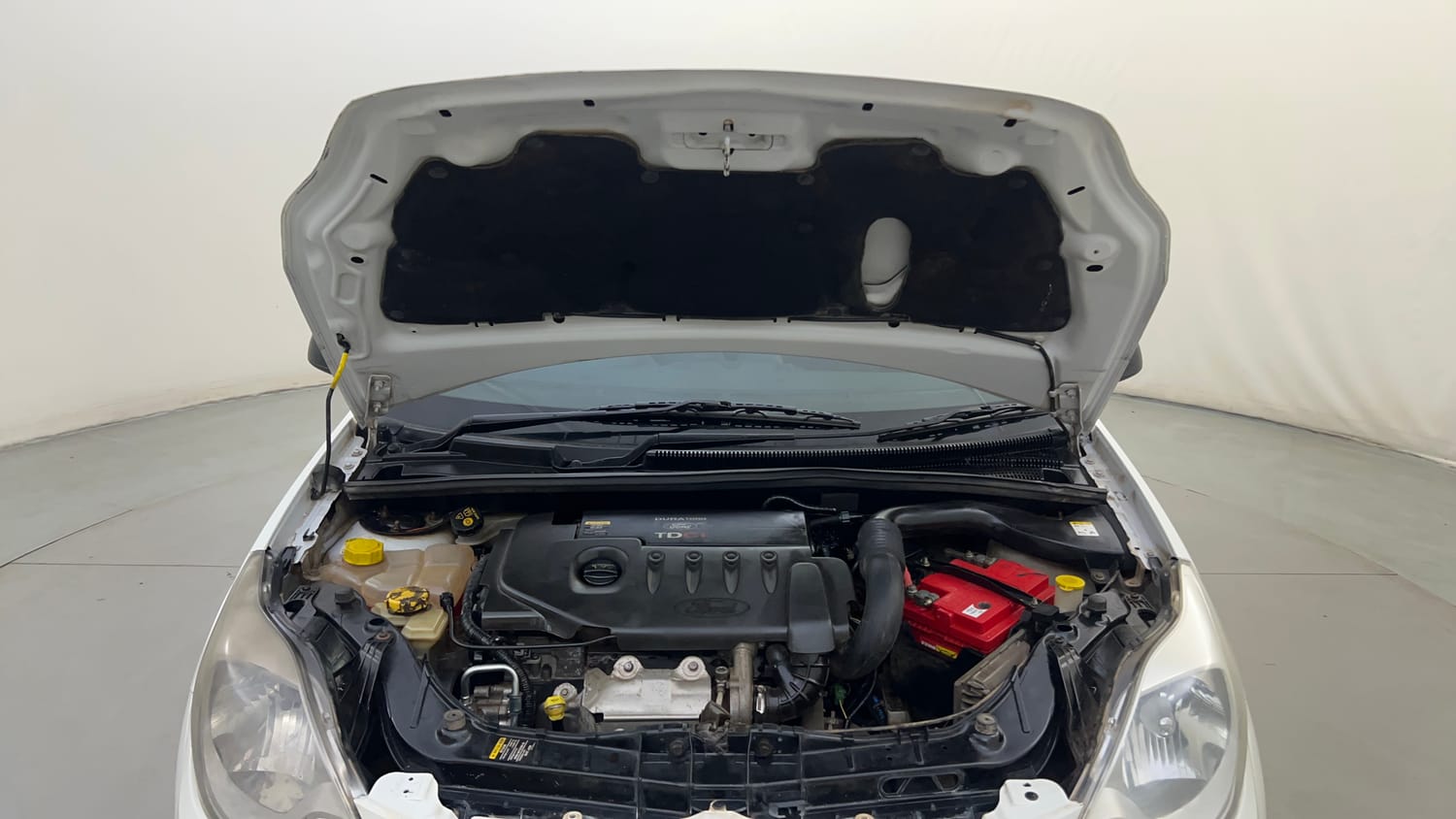 Used 2013 Ford Figo Duratorq Diesel EXI 1.4 Diesel Manual engine ENGINE & BONNET OPEN FRONT VIEW