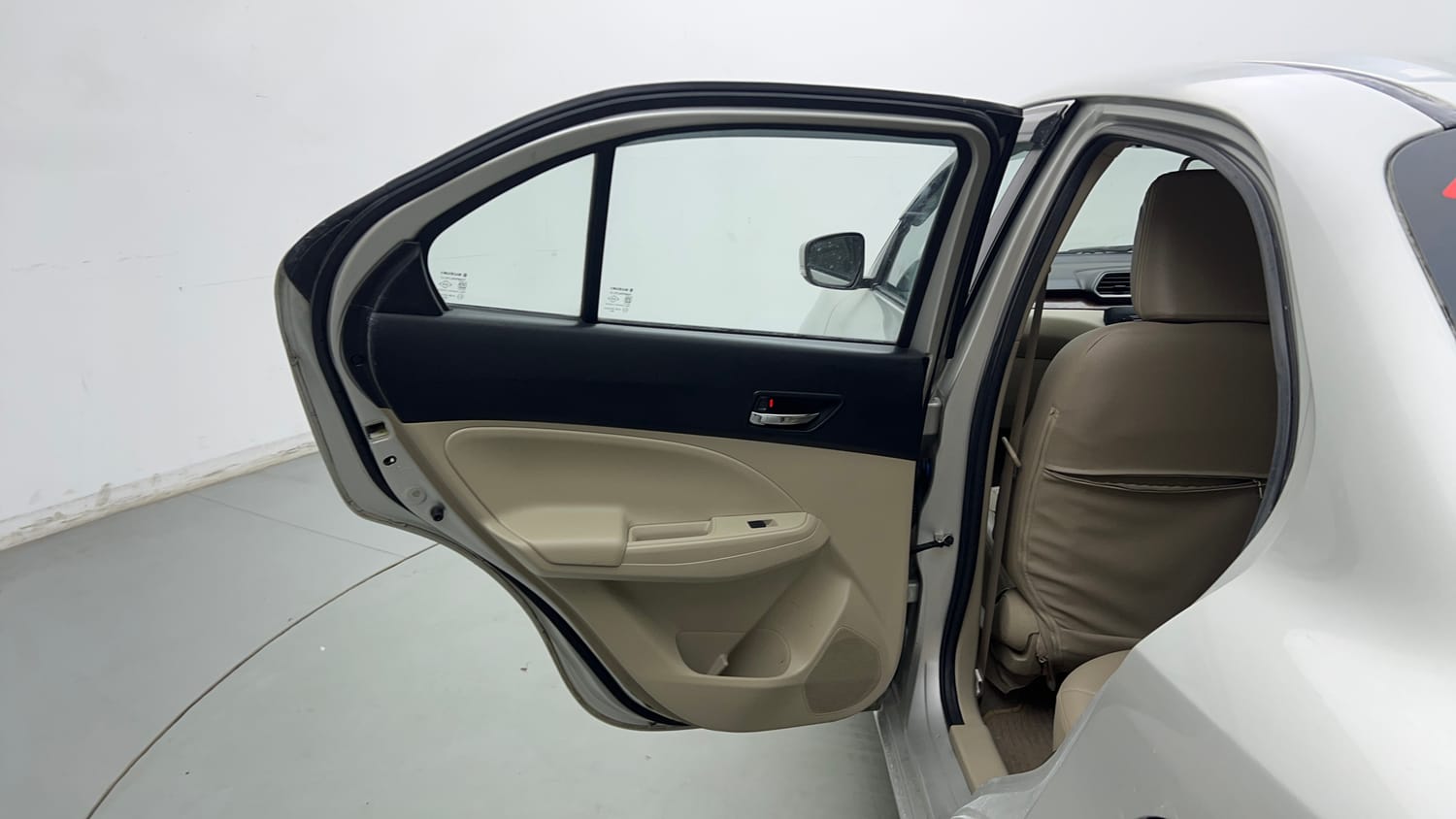 Used 2017 Maruti Suzuki Dzire VXi AMT Petrol Automatic interior LEFT REAR DOOR OPEN VIEW