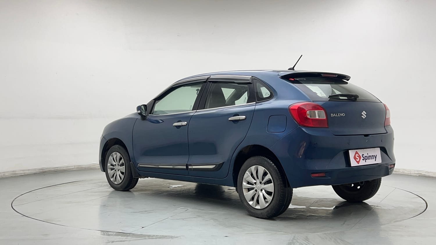 Used 2017 Maruti Suzuki Baleno Delta 1.2 Petrol Manual exterior LEFT REAR CORNER VIEW