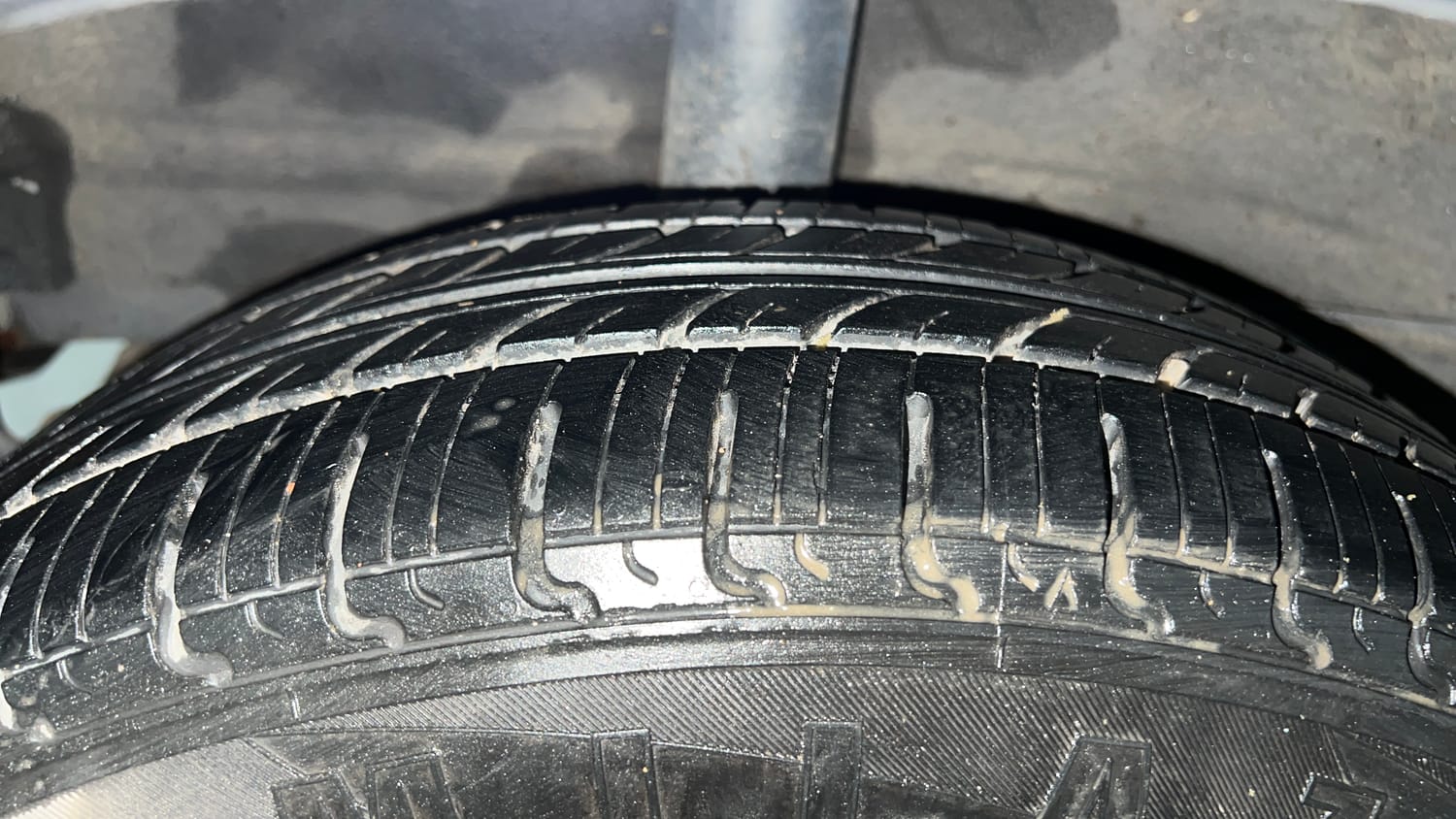 Used 2020 Hyundai Santro Sportz Petrol Manual tyres RIGHT REAR TYRE TREAD VIEW