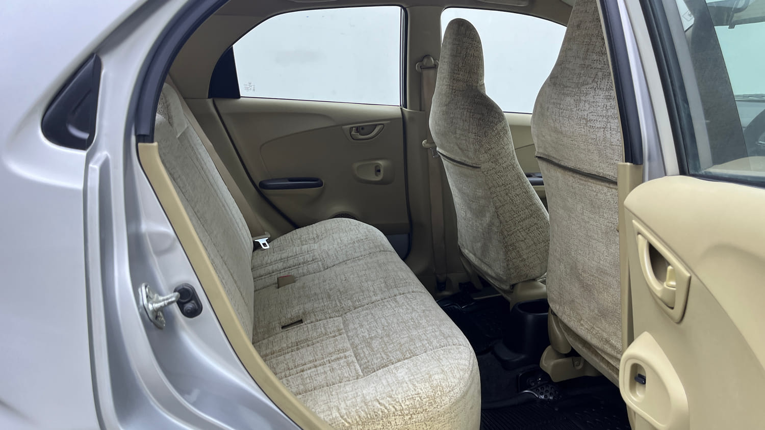 Used 2014 Honda Brio S MT Petrol Manual interior RIGHT SIDE REAR DOOR CABIN VIEW