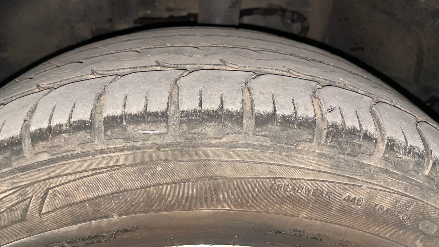 Used 2021 Tata Nexon EV XZ Plus Electric Automatic tyres LEFT FRONT TYRE TREAD VIEW