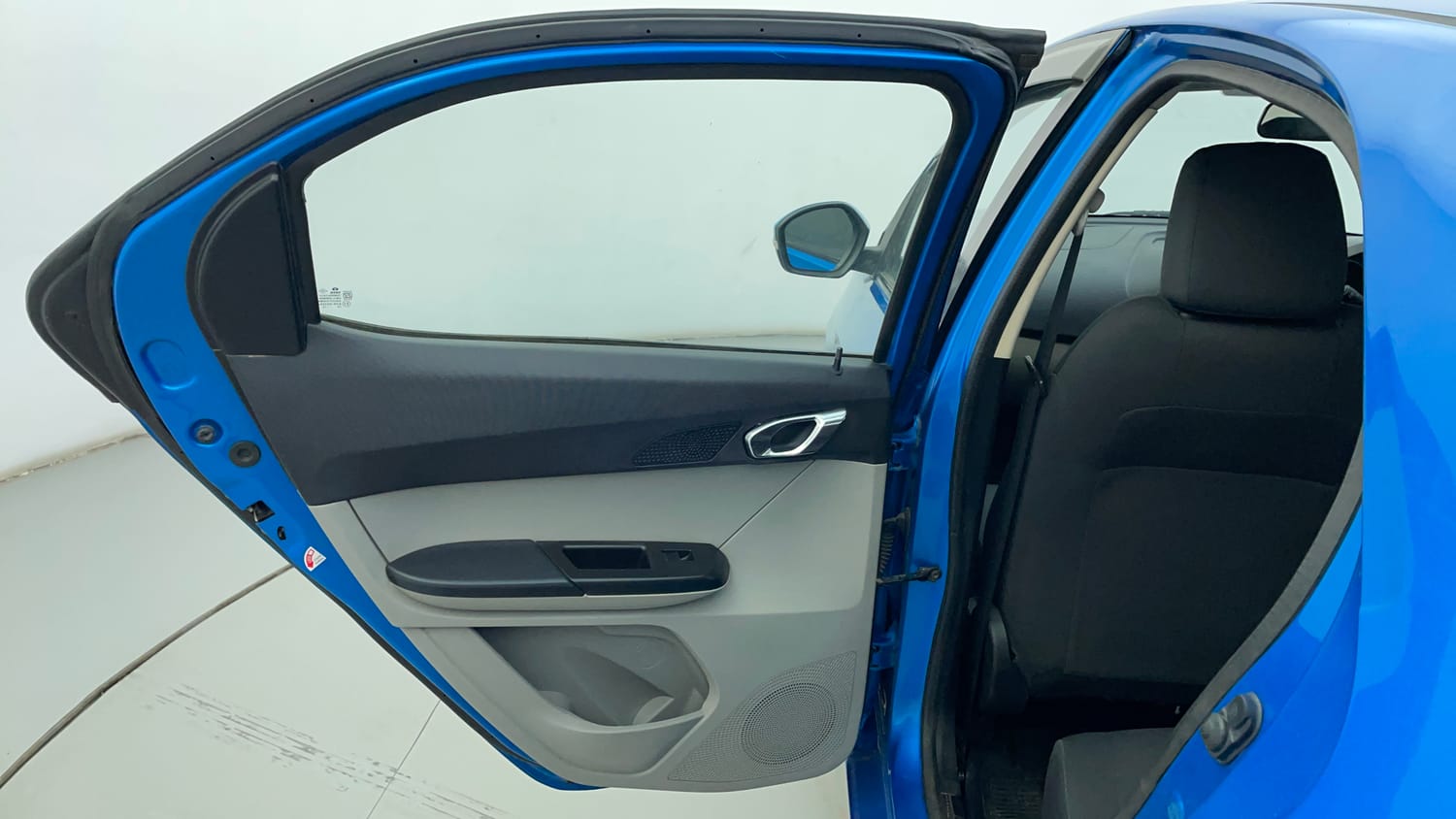 Used 2019 Tata Tiago Revotron XZA Plus Petrol Automatic interior LEFT REAR DOOR OPEN VIEW