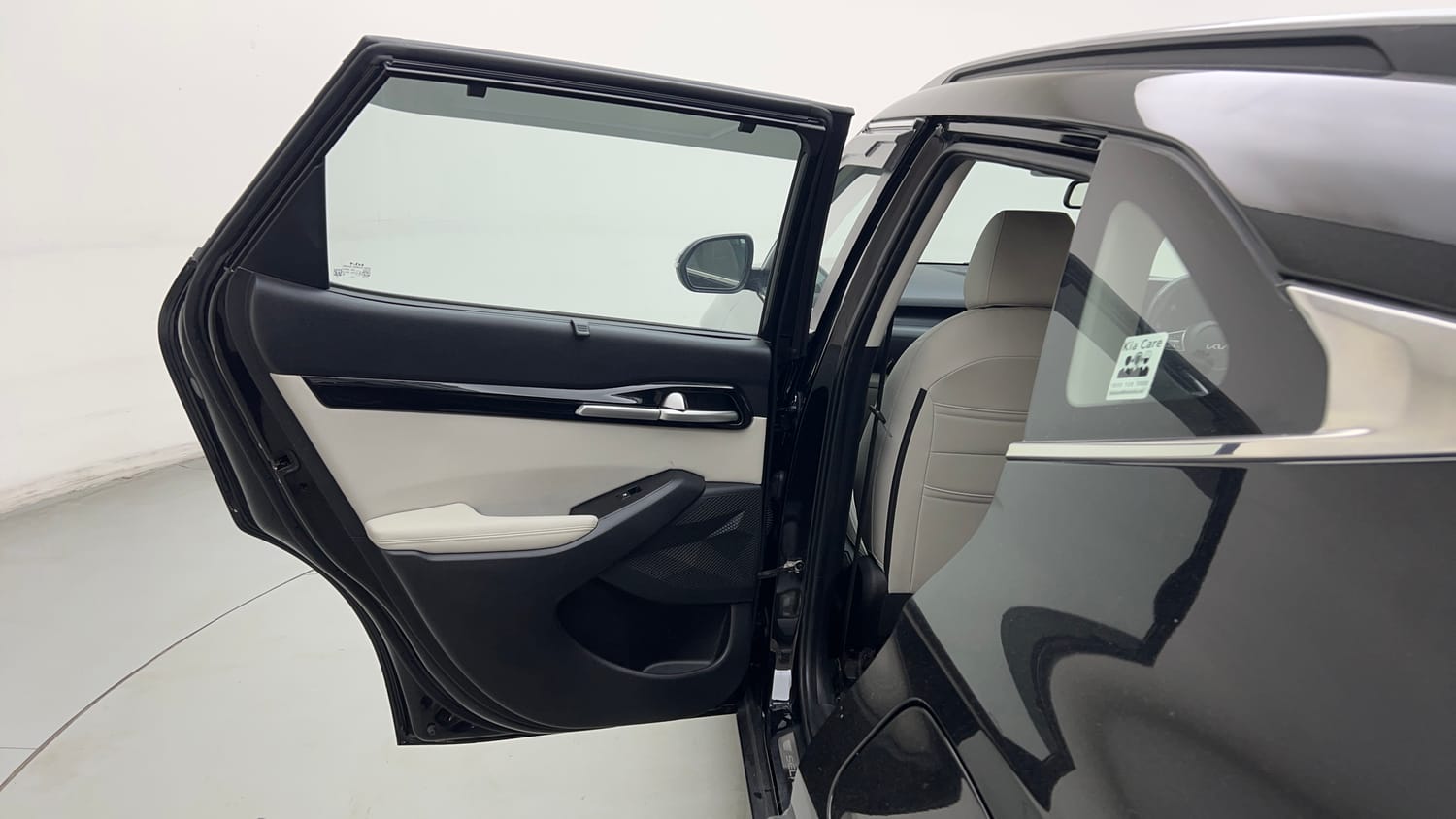 Used 2023 kia Seltos HTX 1.5 Petrol IVT Petrol Automatic interior LEFT REAR DOOR OPEN VIEW