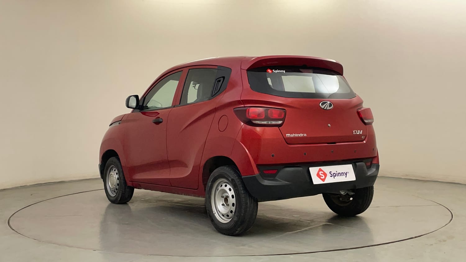 Used 2016 Mahindra KUV100 K2 Plus 6 STR Petrol Manual exterior LEFT REAR CORNER VIEW