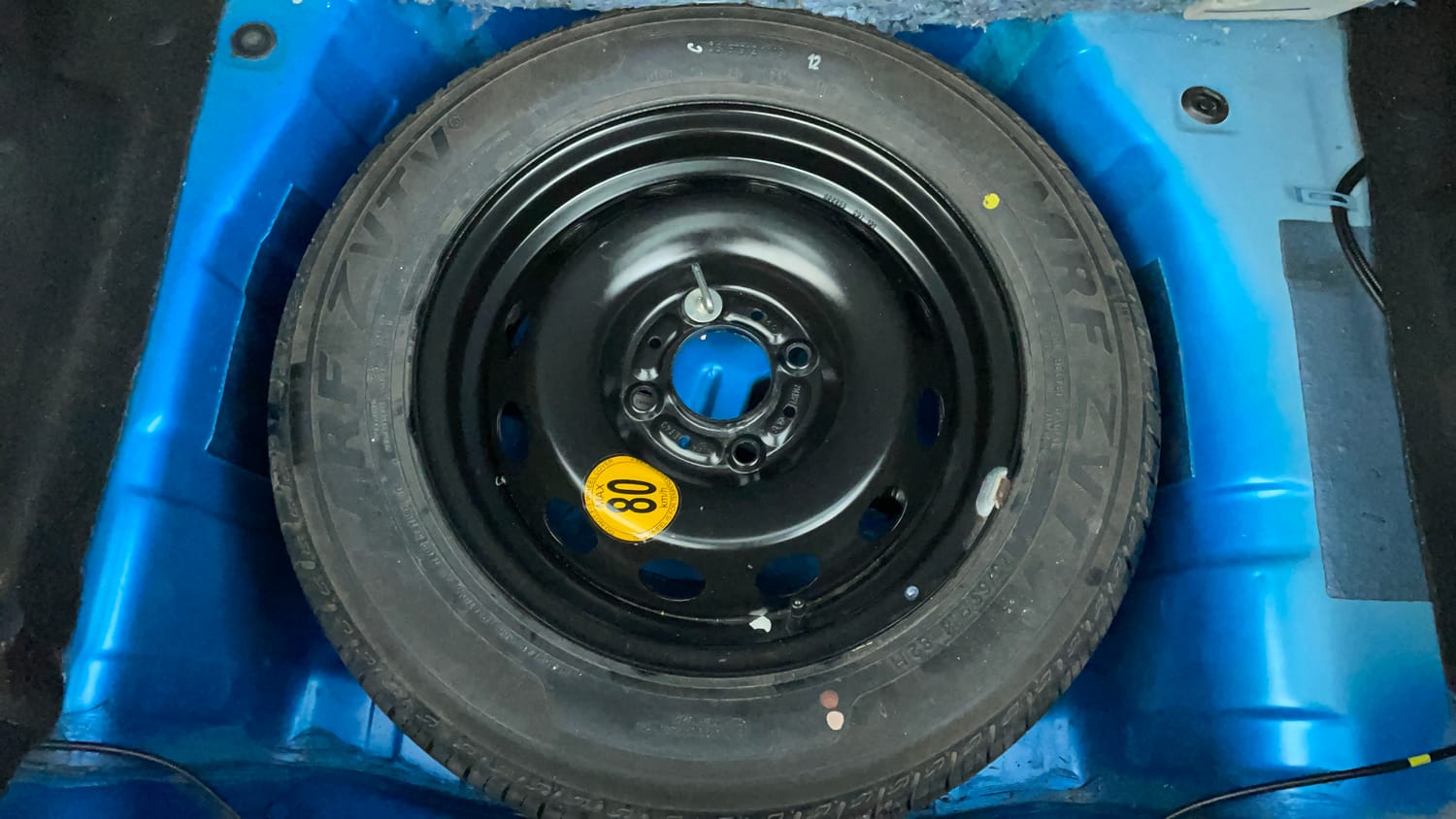Used 2019 Tata Tiago Revotron XZA Plus Petrol Automatic tyres SPARE TYRE VIEW