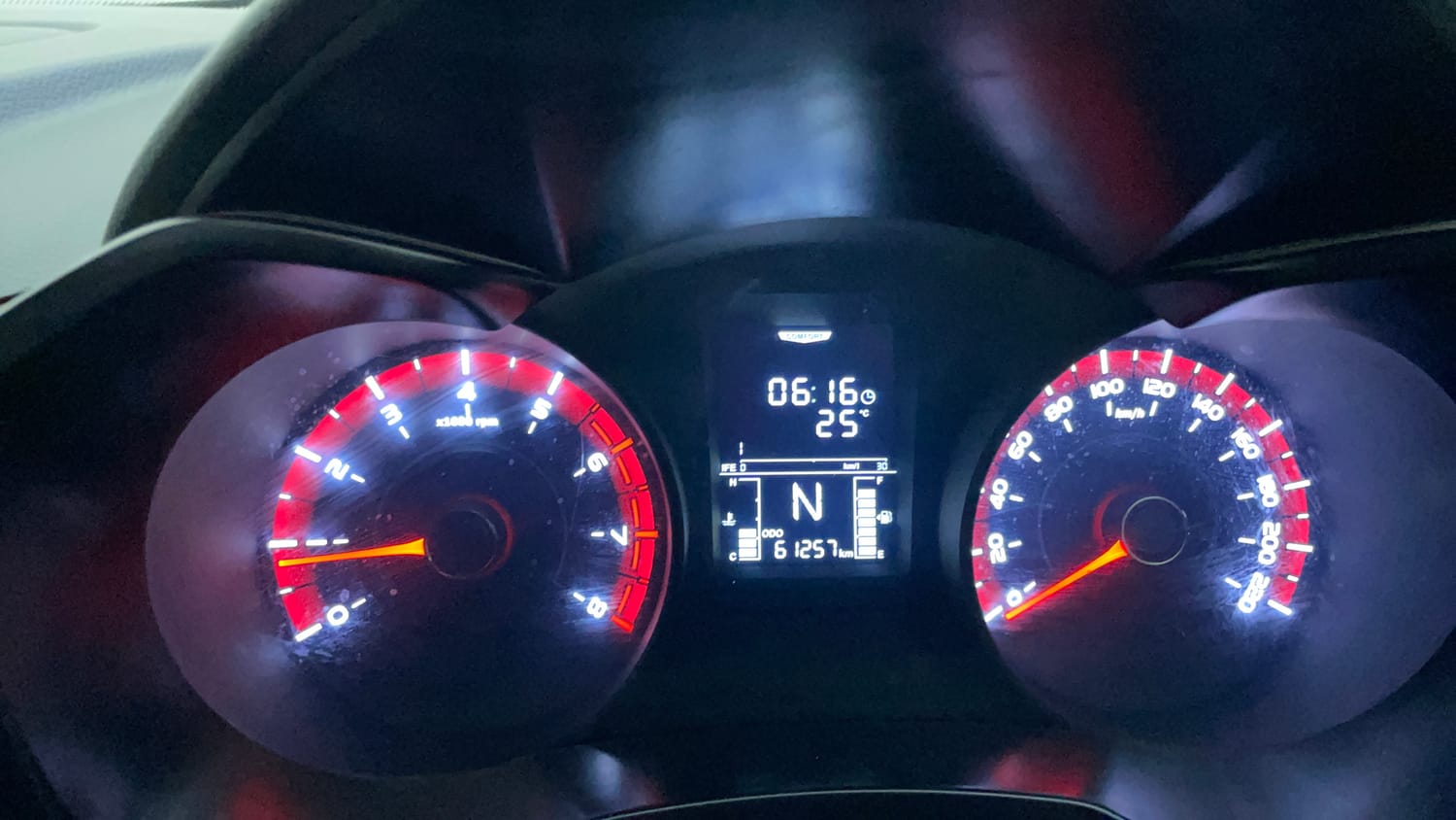 Used 2021 Mahindra XUV 300 W6 1.2 Petrol Petrol Manual interior CLUSTERMETER VIEW