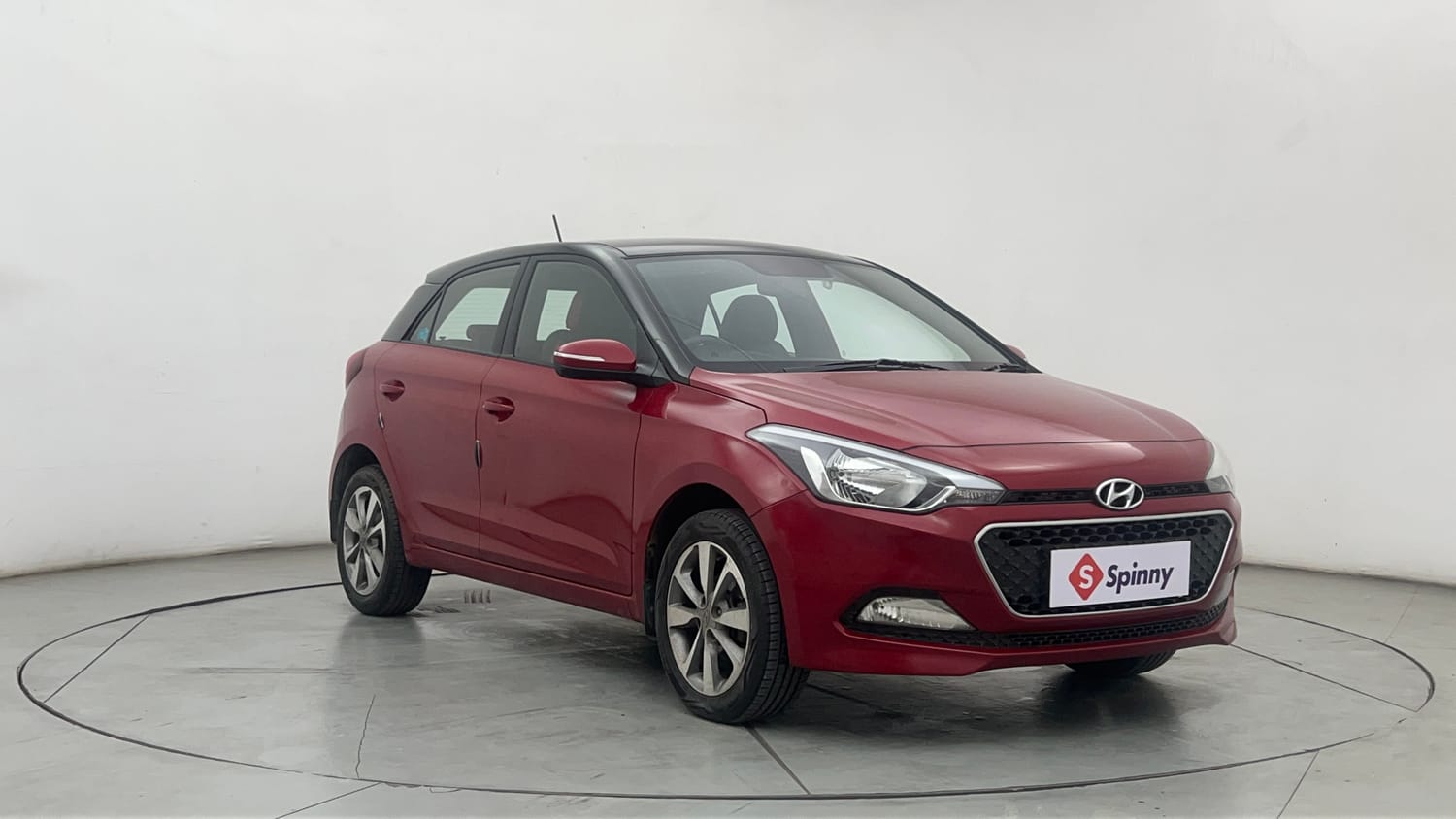 Used 2017 Hyundai Elite i20 Asta 1.2 Dual Tone Petrol Manual exterior RIGHT FRONT CORNER VIEW