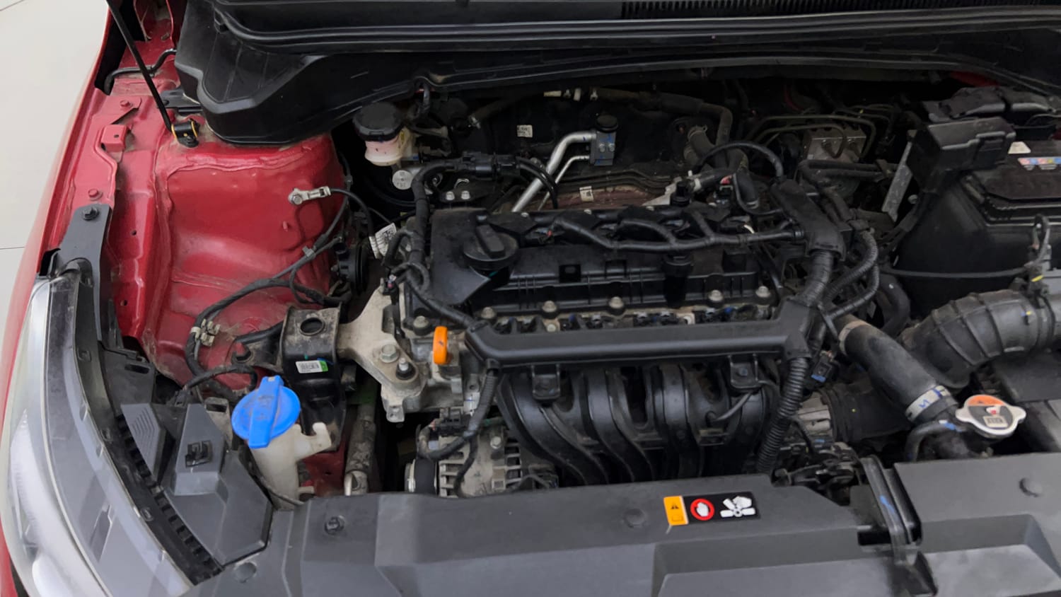Used 2024 Hyundai New i20 Asta (O) 1.2 IVT Petrol Automatic engine ENGINE RIGHT SIDE VIEW
