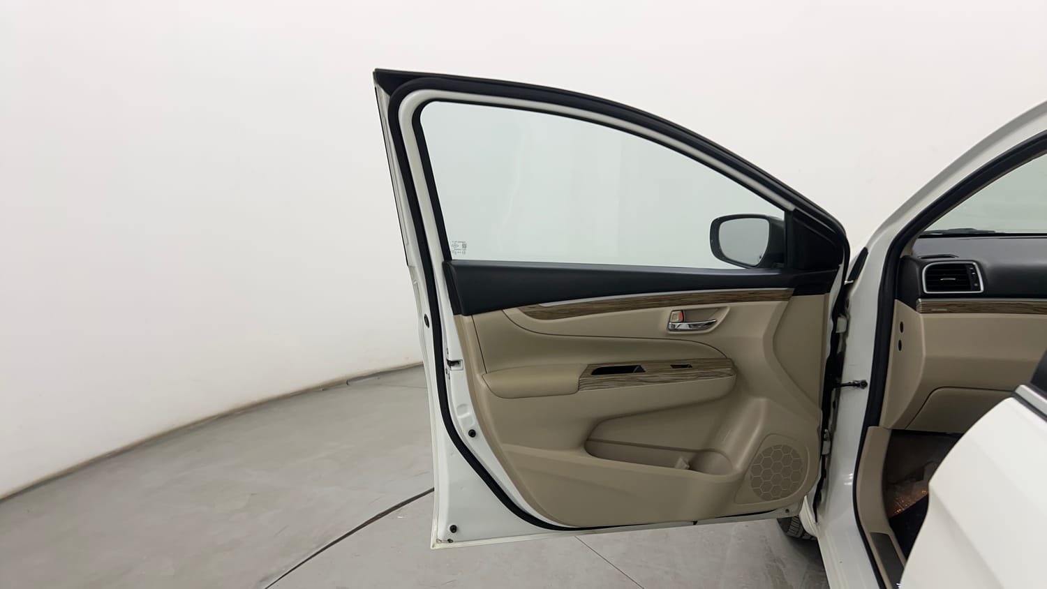 Used 2025 Maruti Suzuki Ciaz Alpha 1.5 AT Petrol Automatic interior LEFT FRONT DOOR OPEN VIEW