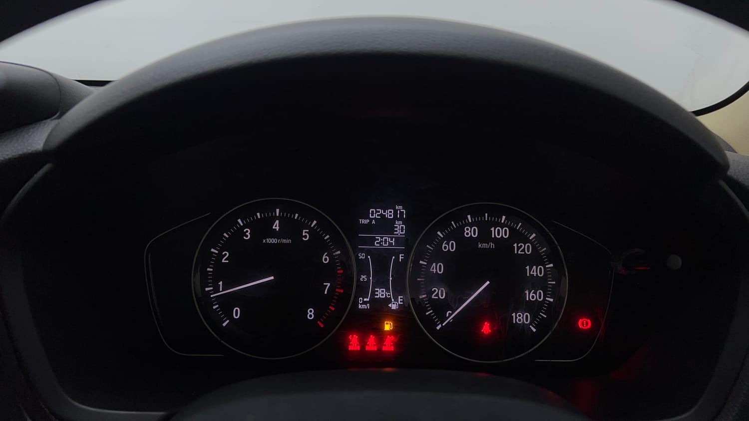 Used 2025 honda Amaze 2nd Generation VX 1.2 Petrol MT Petrol Manual interior CLUSTERMETER VIEW