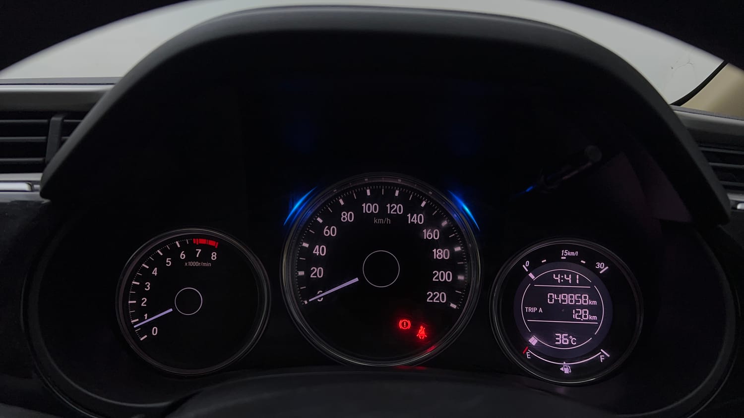 Used 2019 Honda City V Petrol Petrol Manual interior CLUSTERMETER VIEW