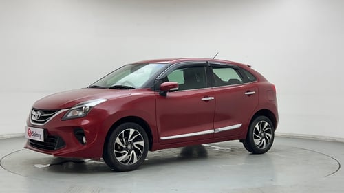 Used 2020 Toyota Glanza V CVT Petrol Automatic exterior LEFT FRONT CORNER VIEW