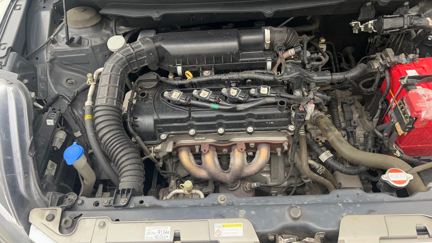 Used 2020 Toyota Glanza G CVT Petrol Automatic engine ENGINE RIGHT SIDE VIEW