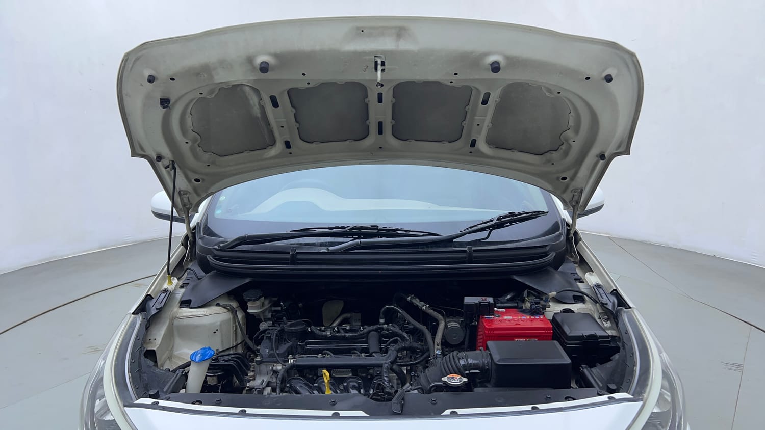 Used 2019 Hyundai Elite i20 Magna 1.4 AT Petrol Automatic engine ENGINE & BONNET OPEN FRONT VIEW