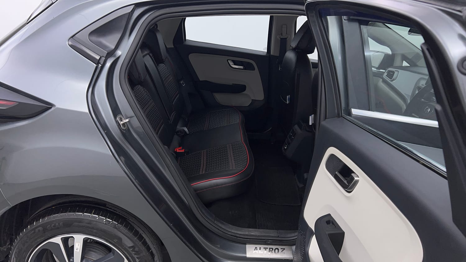 Used 2023 Tata Altroz XZA Petrol Petrol Automatic interior RIGHT SIDE REAR DOOR CABIN VIEW