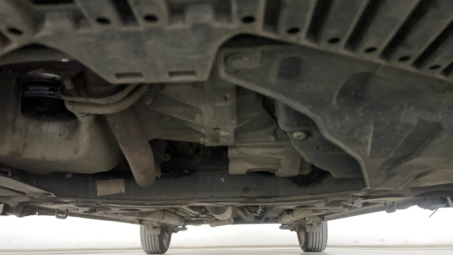 Used 2025 Maruti Suzuki Ciaz Alpha 1.5 AT Petrol Automatic extra FRONT LEFT UNDERBODY VIEW