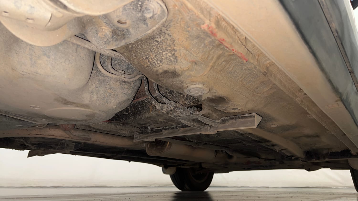 Used 2024 Skoda Kushaq Ambition 1.0 TSI AT Petrol Automatic extra REAR RIGHT UNDERBODY VIEW