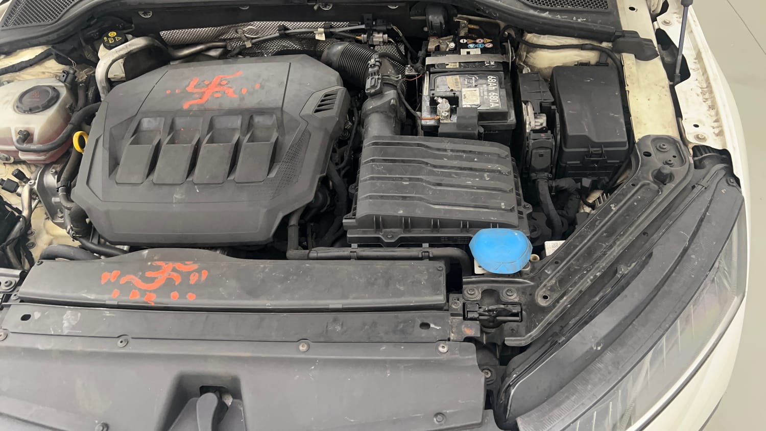 Used 2022 Skoda Octavia L&K 2.0 Petrol Automatic engine ENGINE LEFT SIDE VIEW