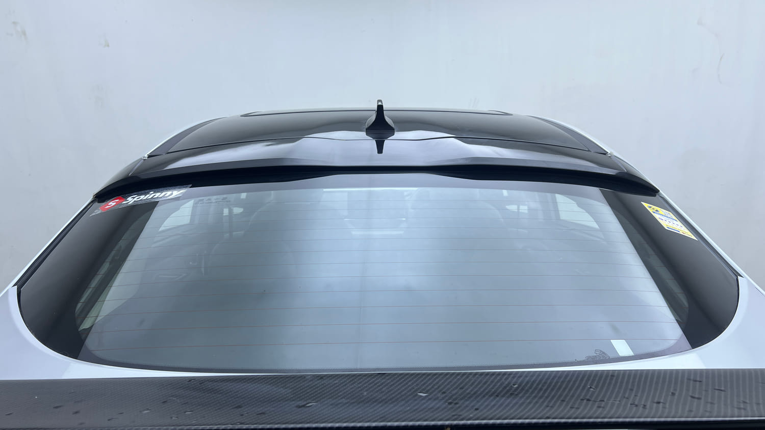 Used 2026 Tata Curvv EV Empowered X 55 Electric Automatic exterior BACK WINDSHIELD VIEW