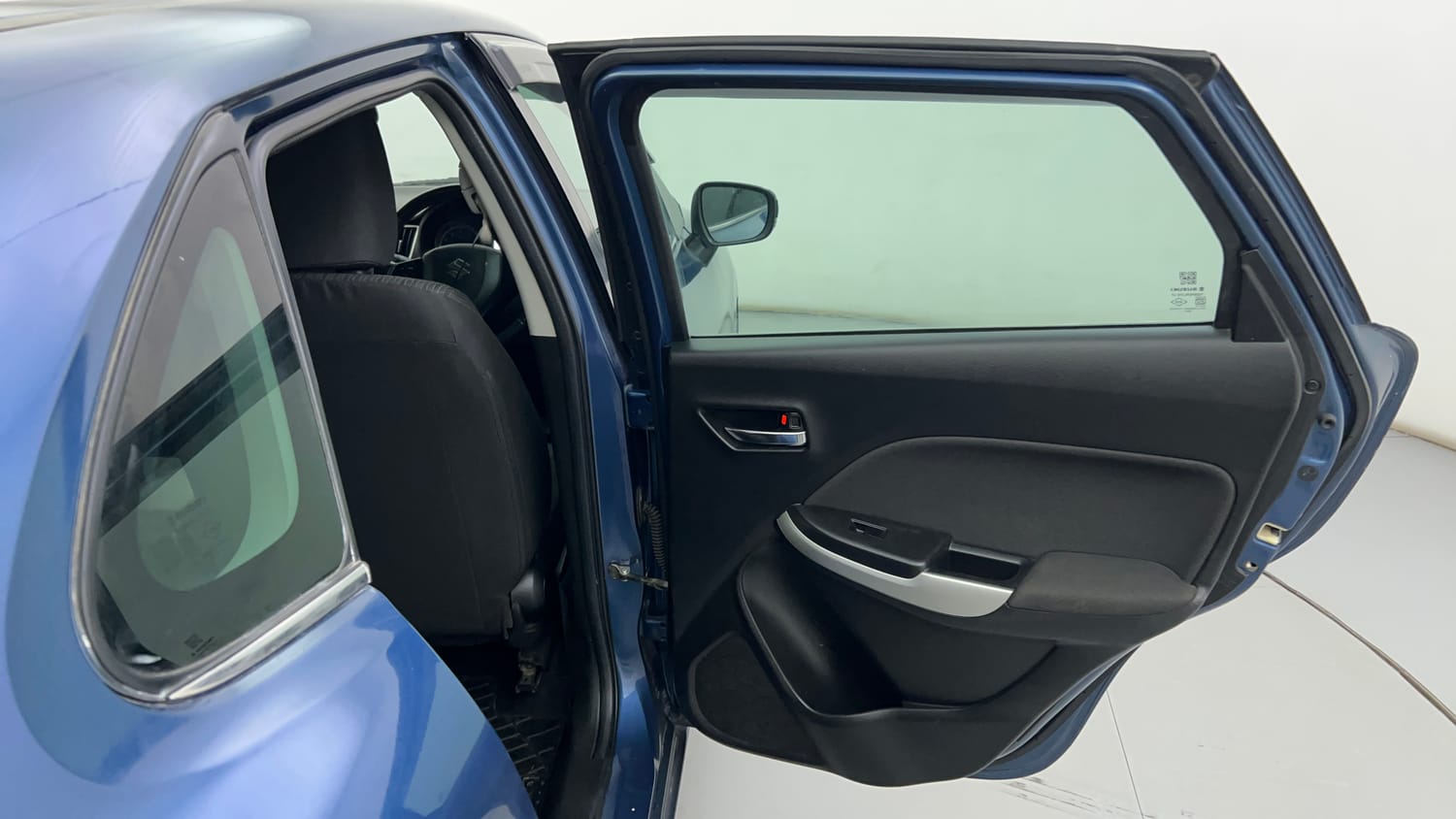 Used 2017 Maruti Suzuki Baleno Alpha 1.2 AT Petrol Automatic interior RIGHT REAR DOOR OPEN VIEW