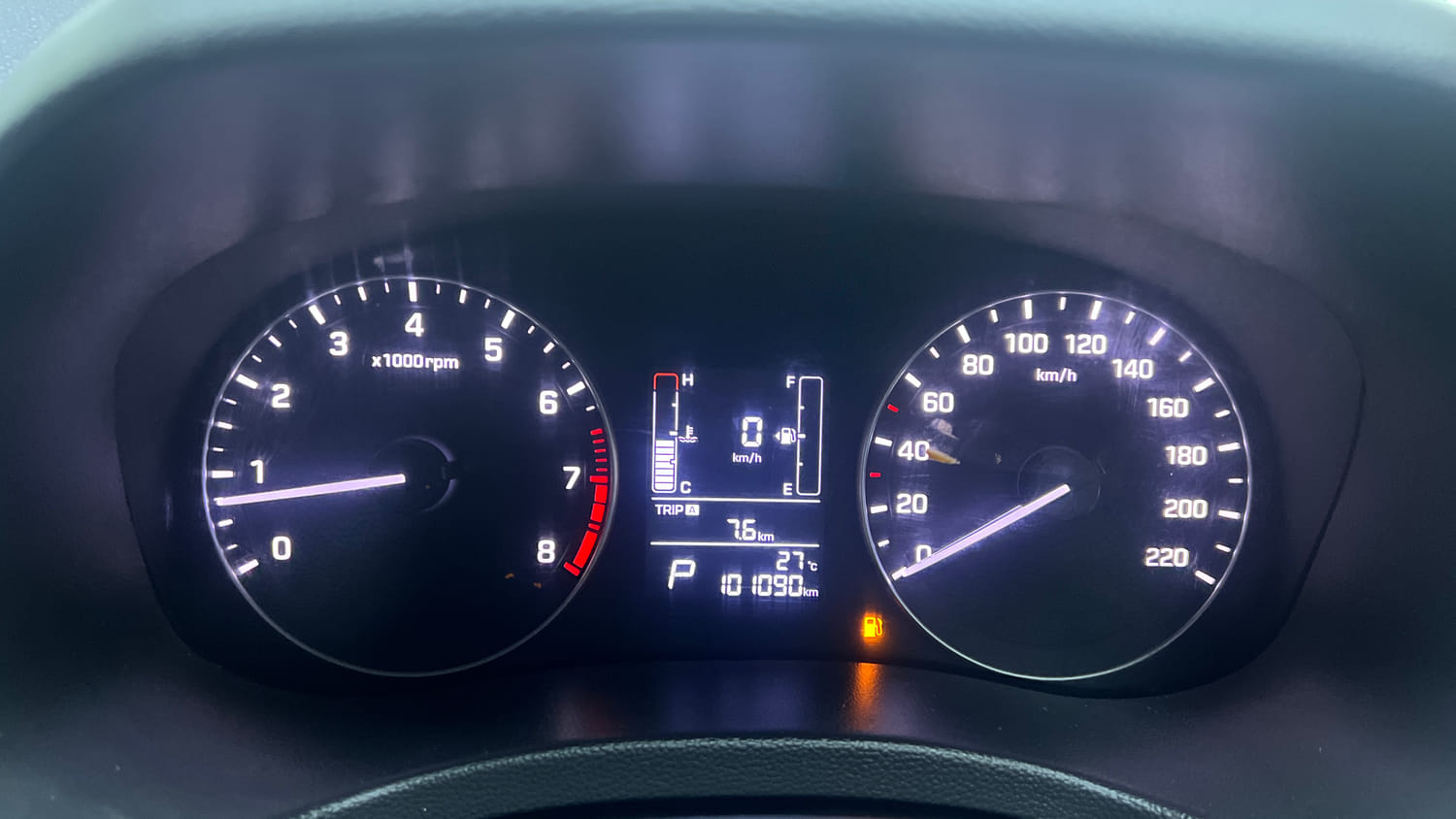 Used 2018 Hyundai Creta SX Plus 1.6 AT Petrol Petrol Automatic interior CLUSTERMETER VIEW