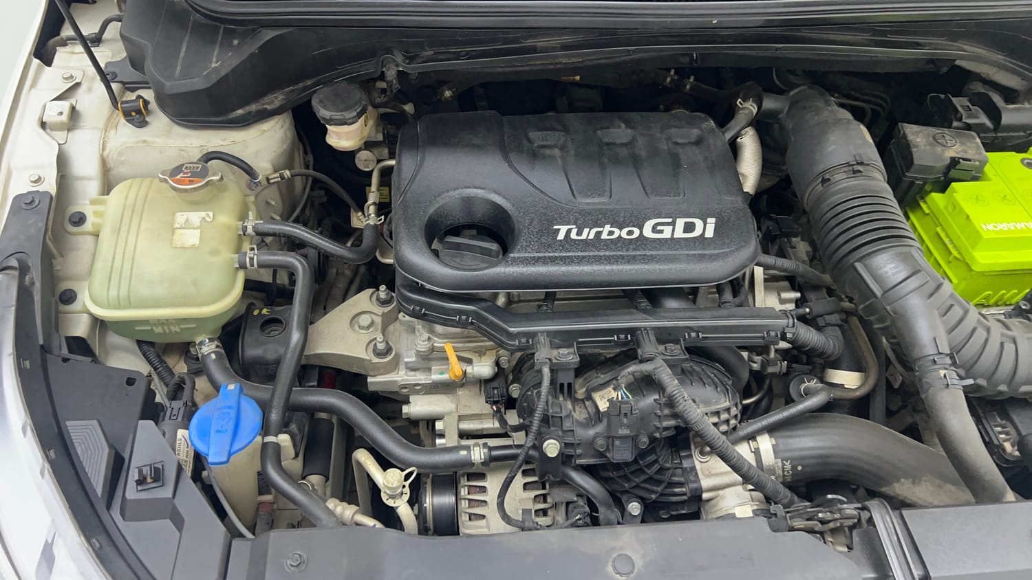 Used 2020 Hyundai New i20 Asta (O) 1.0 Turbo DCT Petrol Automatic engine ENGINE RIGHT SIDE VIEW