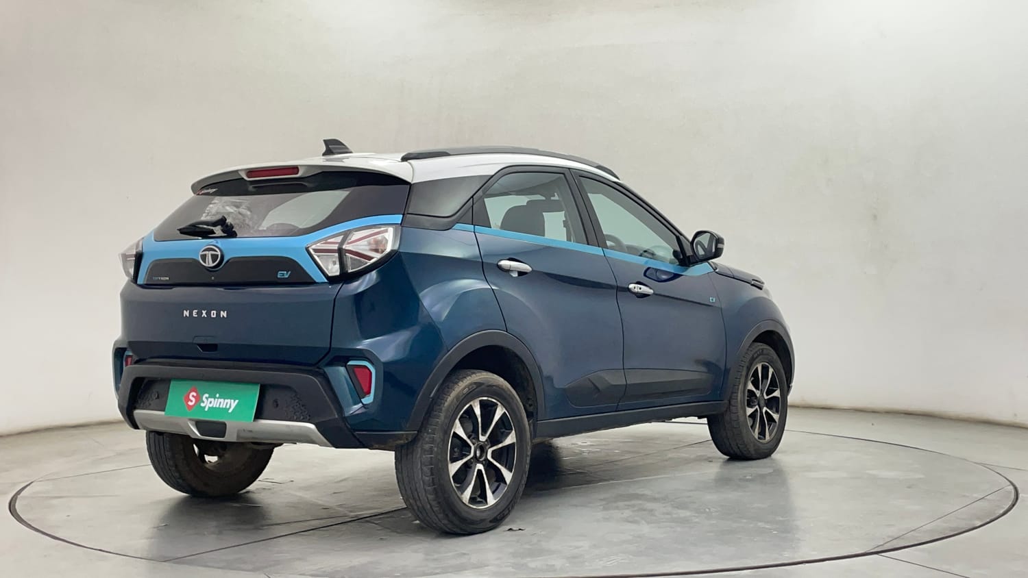 Used 2021 Tata Nexon EV XZ Plus Electric Automatic exterior RIGHT REAR CORNER VIEW