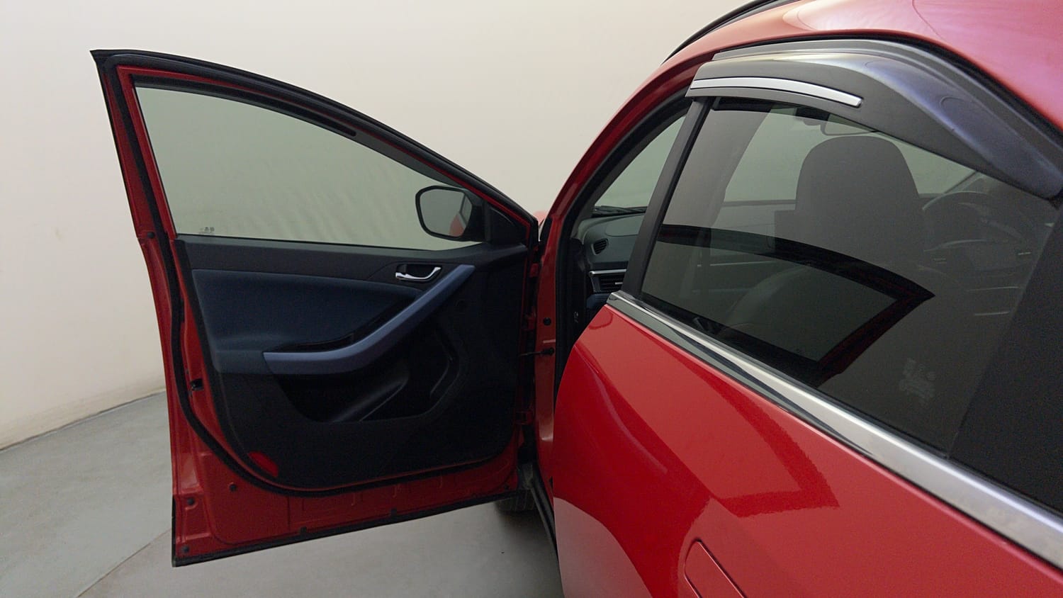 Used 2024 Tata Curvv Creative Plus S 1.2 Revotron Petrol 7DCA Petrol Automatic interior LEFT FRONT DOOR OPEN VIEW