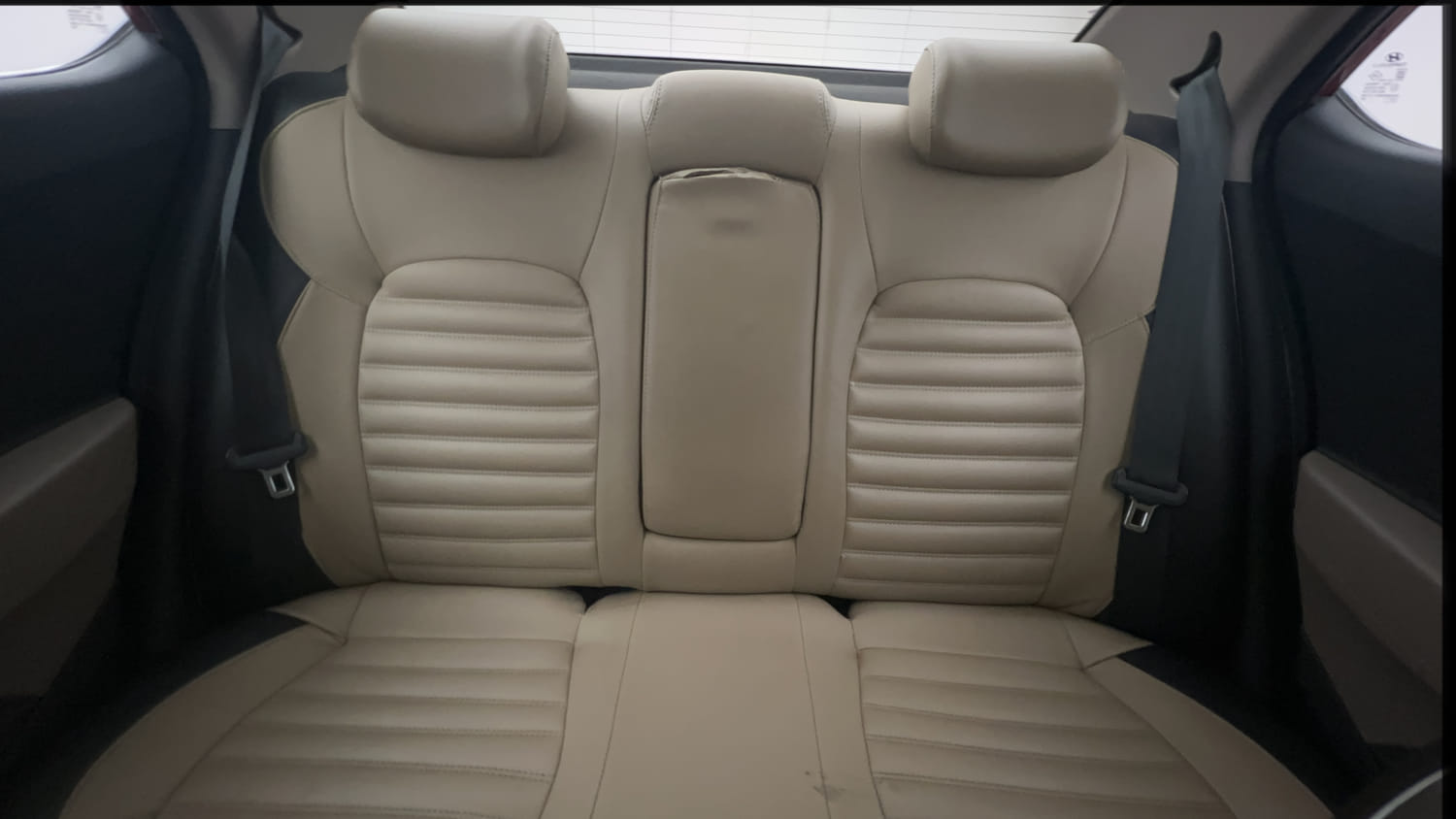 Used 2014 Hyundai Xcent SX 1.2 (O) Petrol Manual interior REAR SEAT CONDITION VIEW