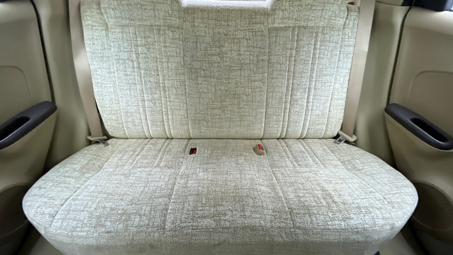 Used 2014 Honda Brio S MT Petrol Manual interior REAR SEAT CONDITION VIEW