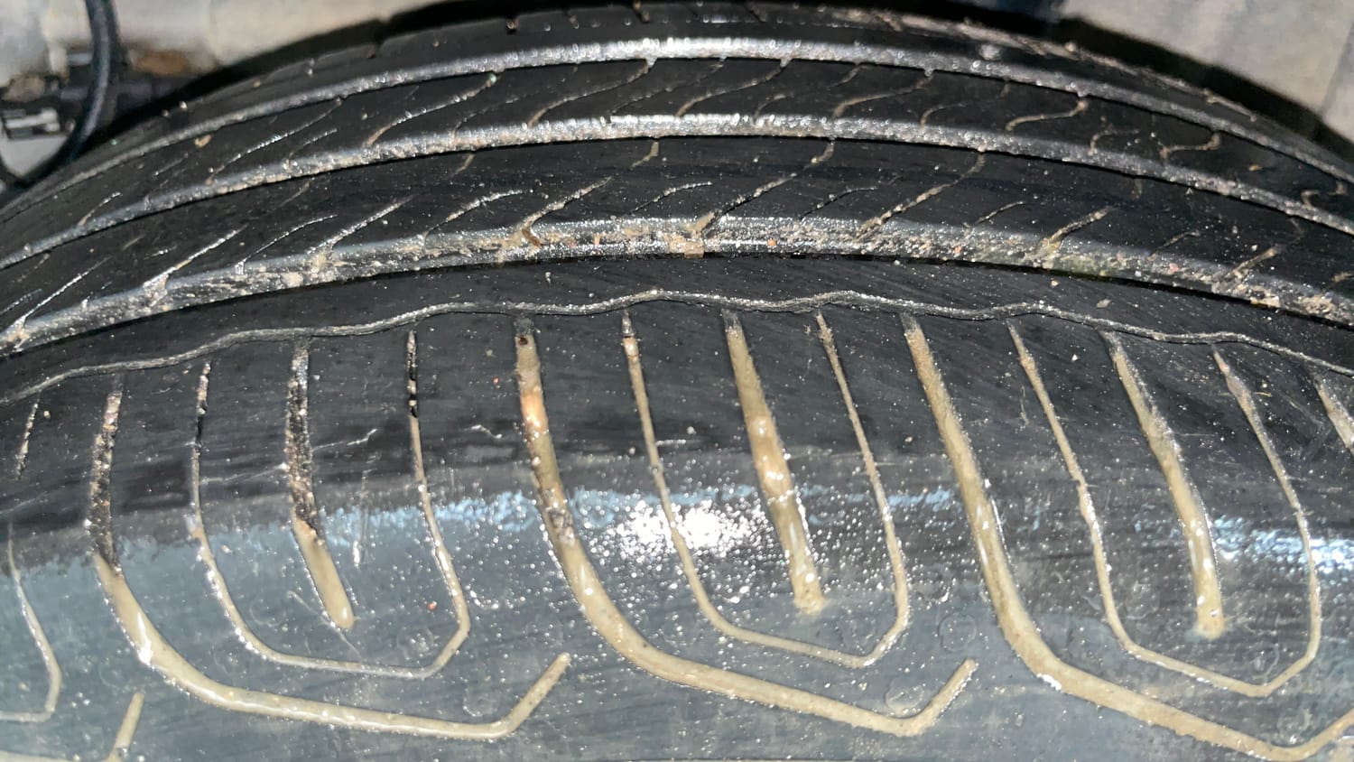 Used 2023 Tata Tiago XZ Plus CNG Cng Manual tyres LEFT REAR TYRE TREAD VIEW